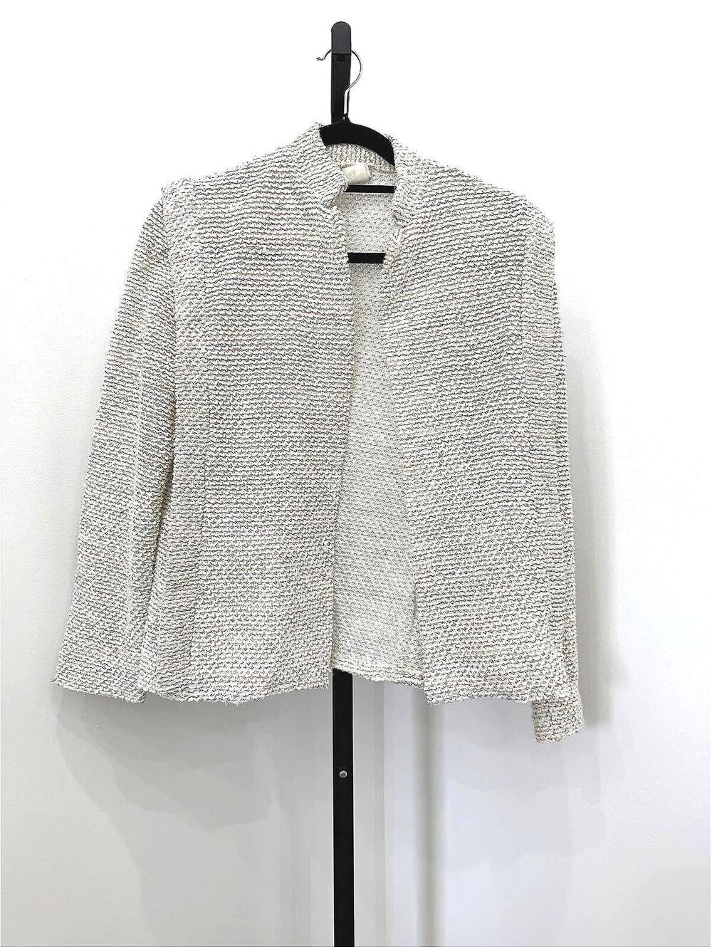 For Pete's Sake Vintage Textured Open Front Cardigan Sweater
